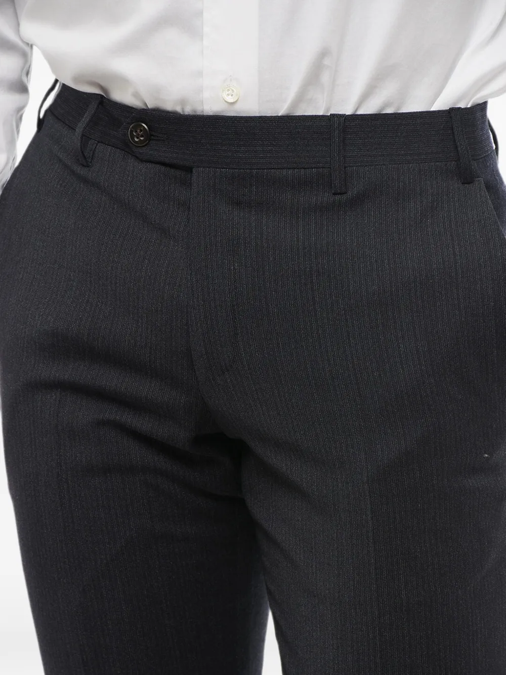 Corneliani Academy pinstripe trousers Blauw