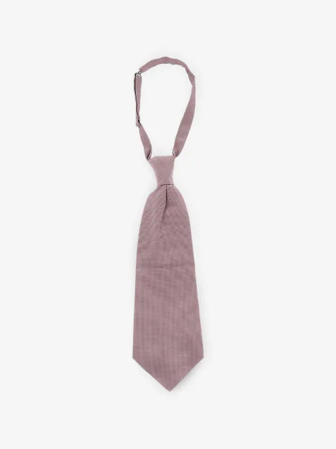 Corneliani checked silk ascot tie