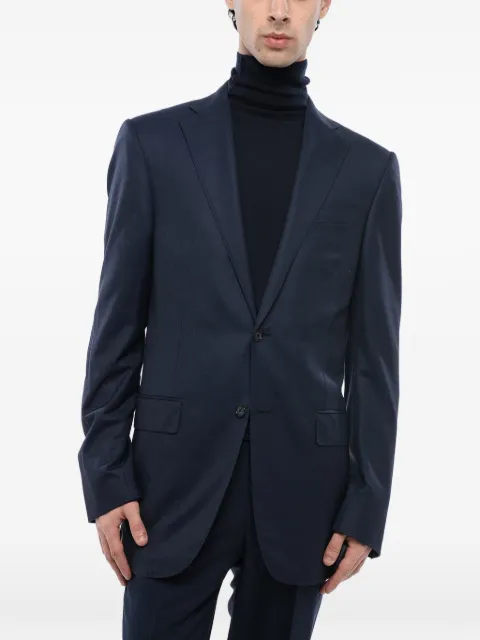 Corneliani single-breasted wool blazer