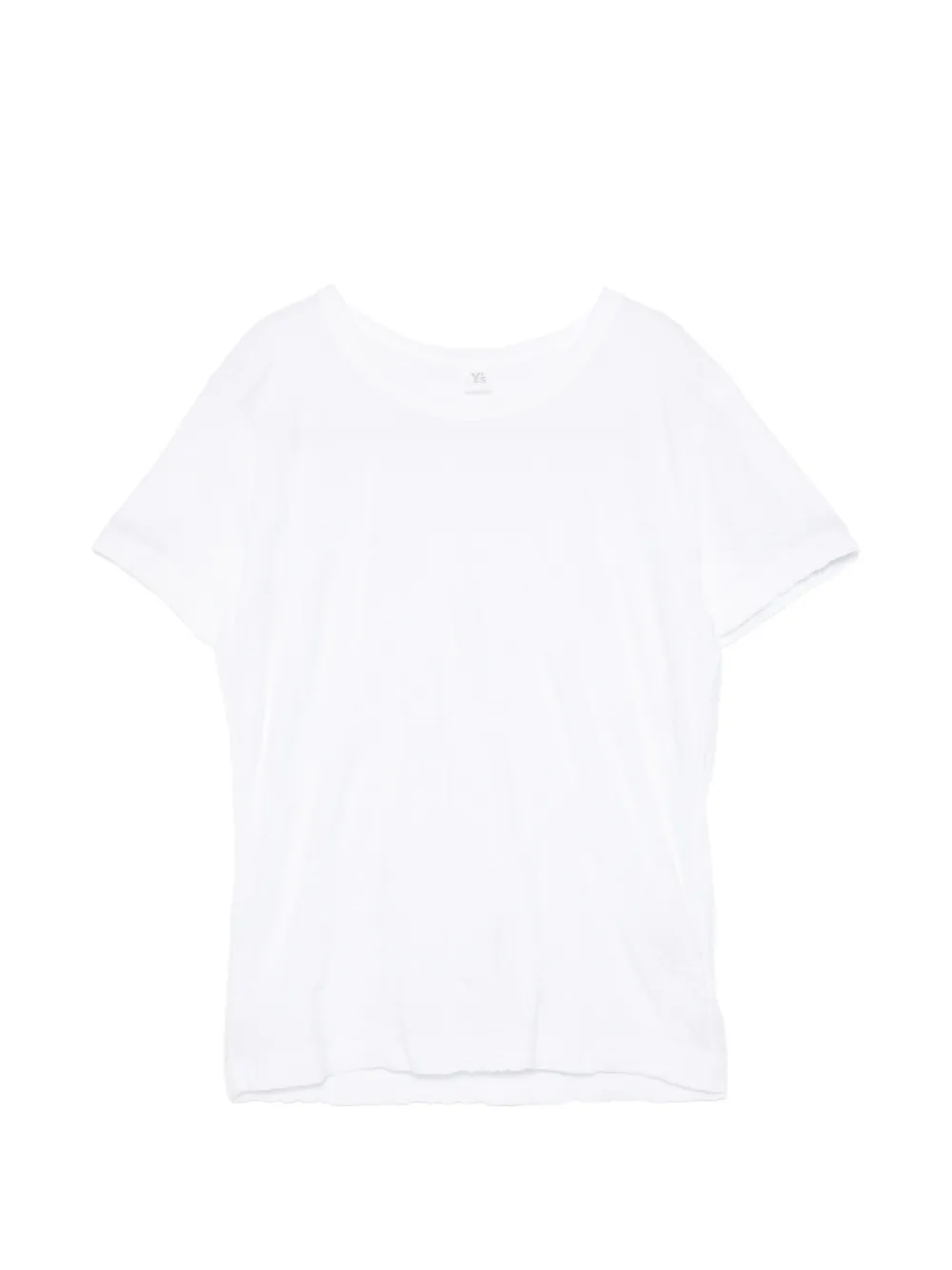 Y's textured-finish T-shirt - Bianco