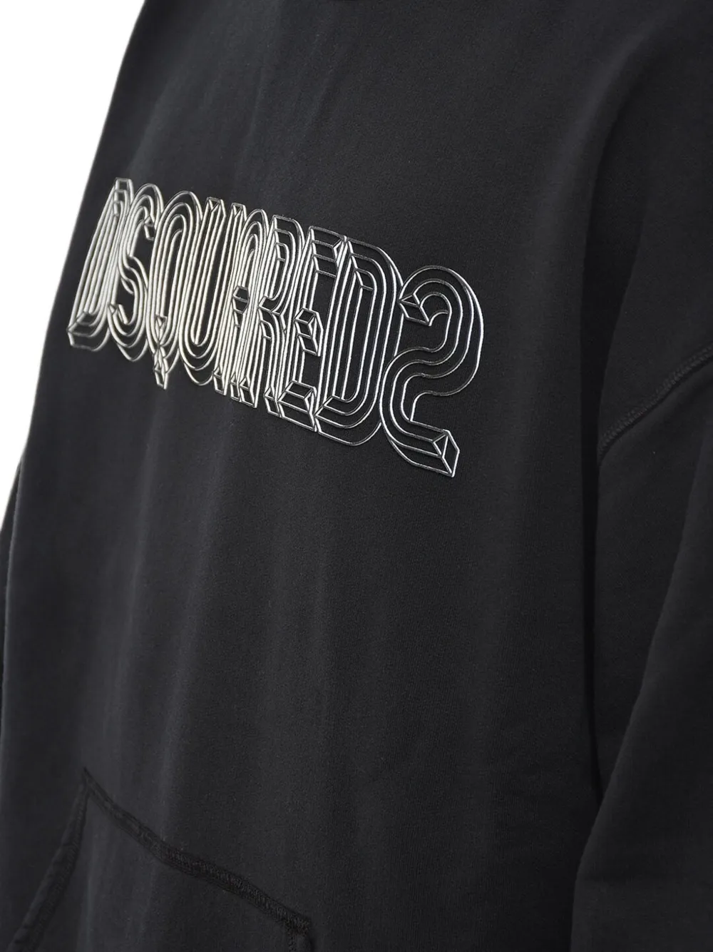 DSQUARED2 logo-print sweatshirt Zwart