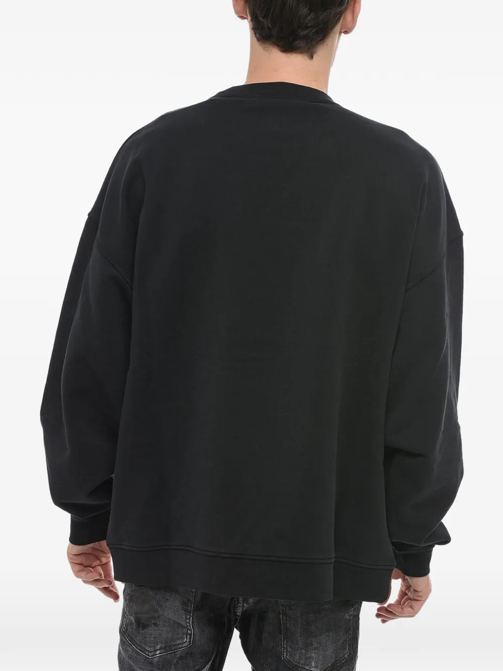 DSQUARED2 logo-print sweatshirt Zwart