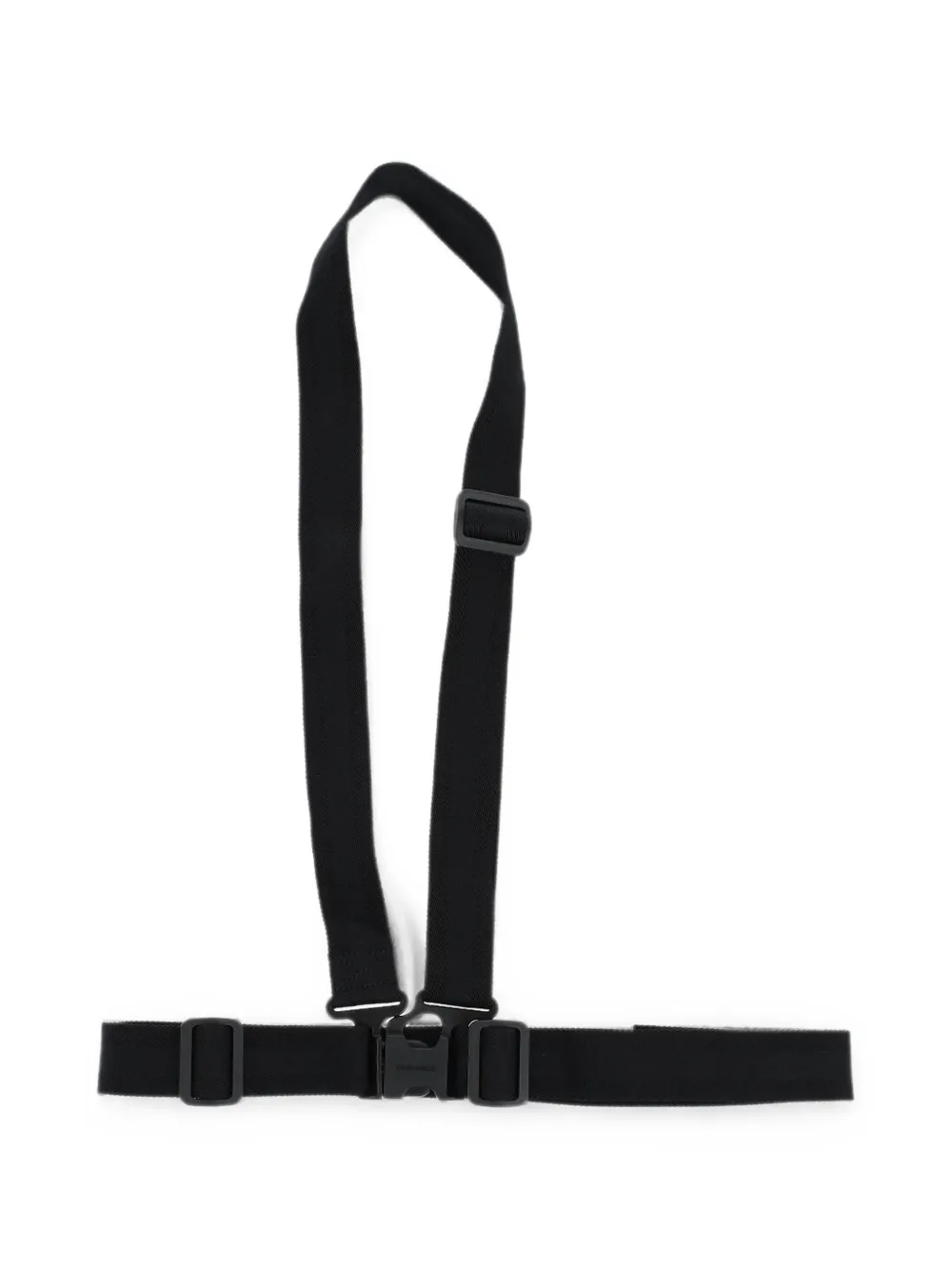 DSQUARED2 logo-engraved buckle harness belt - Schwarz