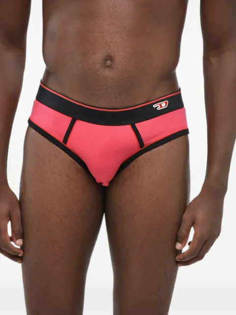 Diesel logo-patch elasticated briefs