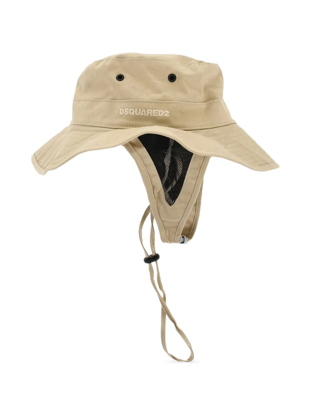 DSQUARED2 logo-embroidered drawstring bucket hat | neutrale | Image 1
