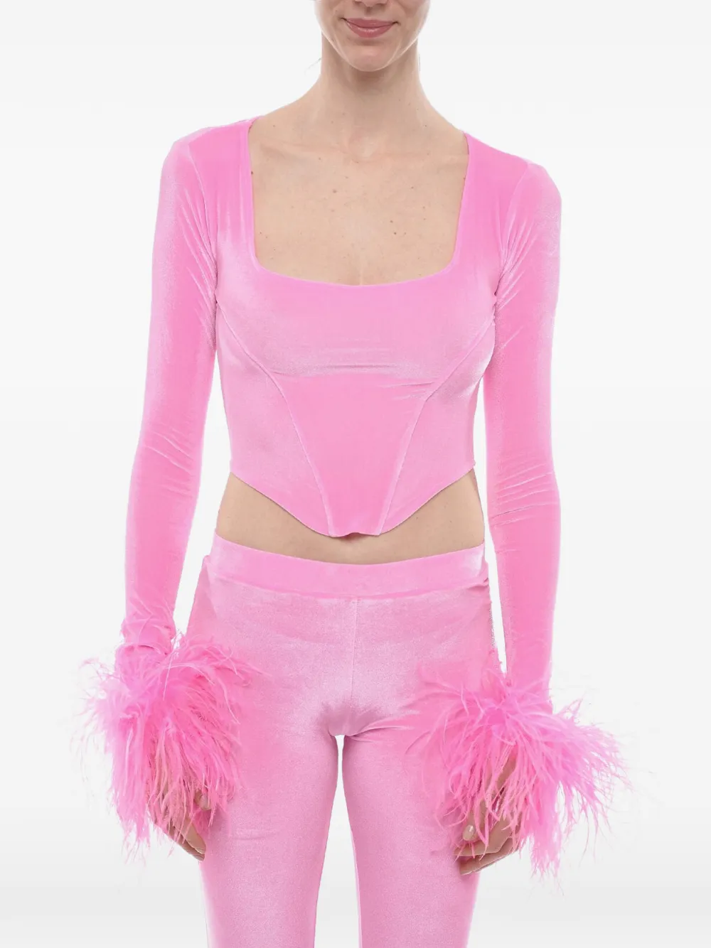 Adriana Hot Couture square-neck top
