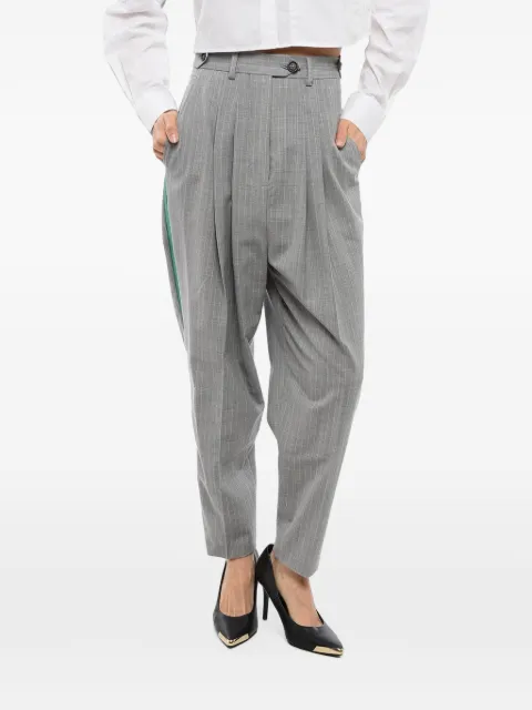 John Richmond pantalones con estampado de rayas diplomáticas