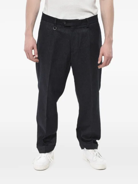 Paolo Pecora pleated turn-up tailored trousers