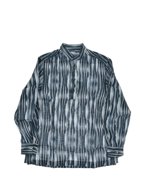 Corneliani printed buttoned shirt