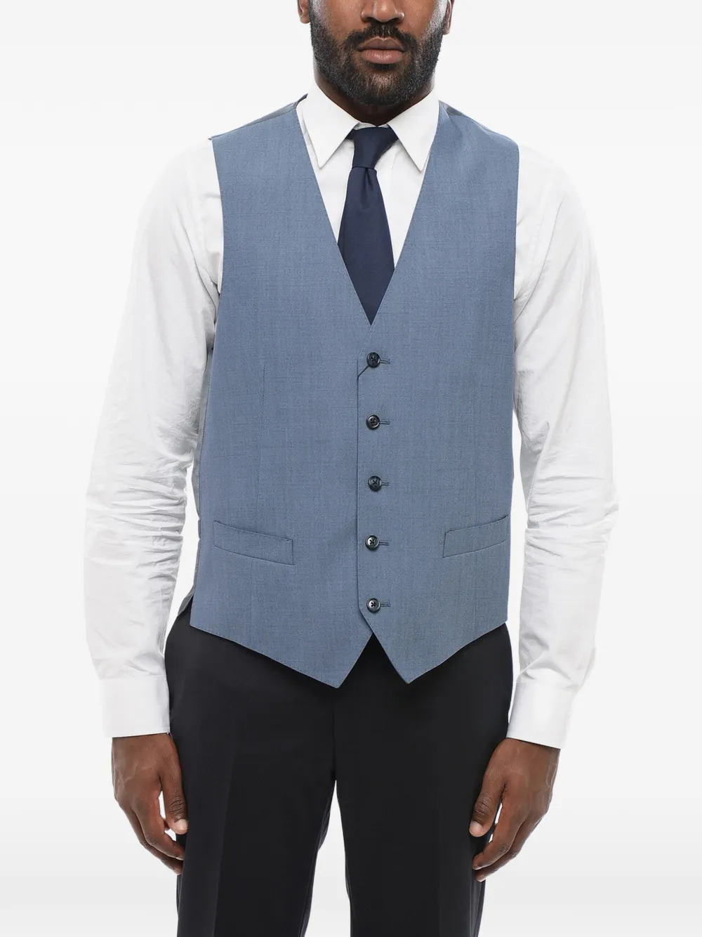 Corneliani V-neck waistcoat - Blau