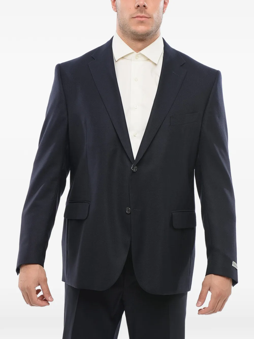 Corneliani Notch-lapel Blazer In 블루