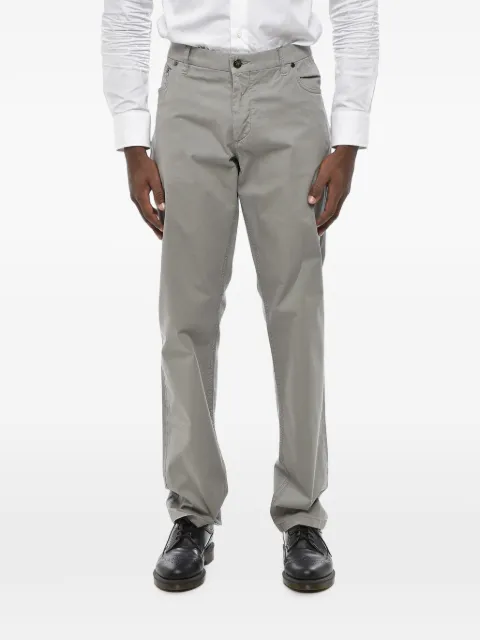 Corneliani belt-loops welt-pockets trousers
