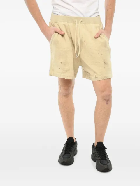 DSQUARED2 distressed-effect track shorts