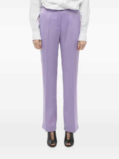 Hebe Studio satin straight pants