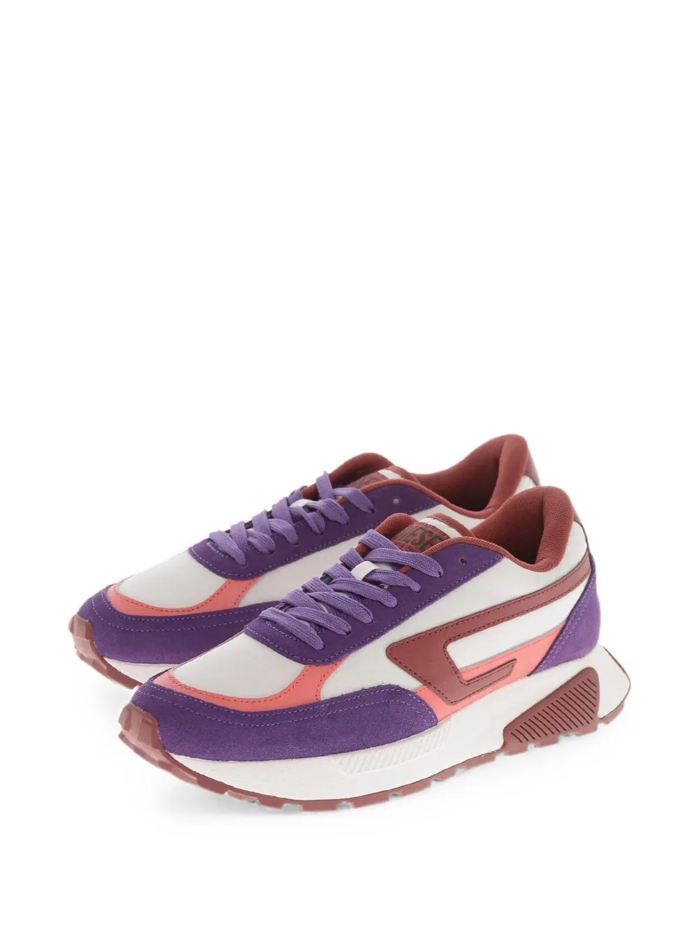 Diesel S-Tyche logo-patch sneakers Paars