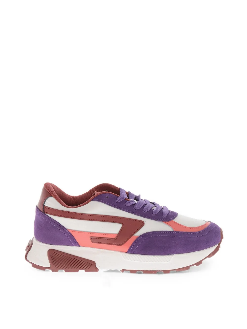 Diesel S-Tyche logo-patch sneakers Paars