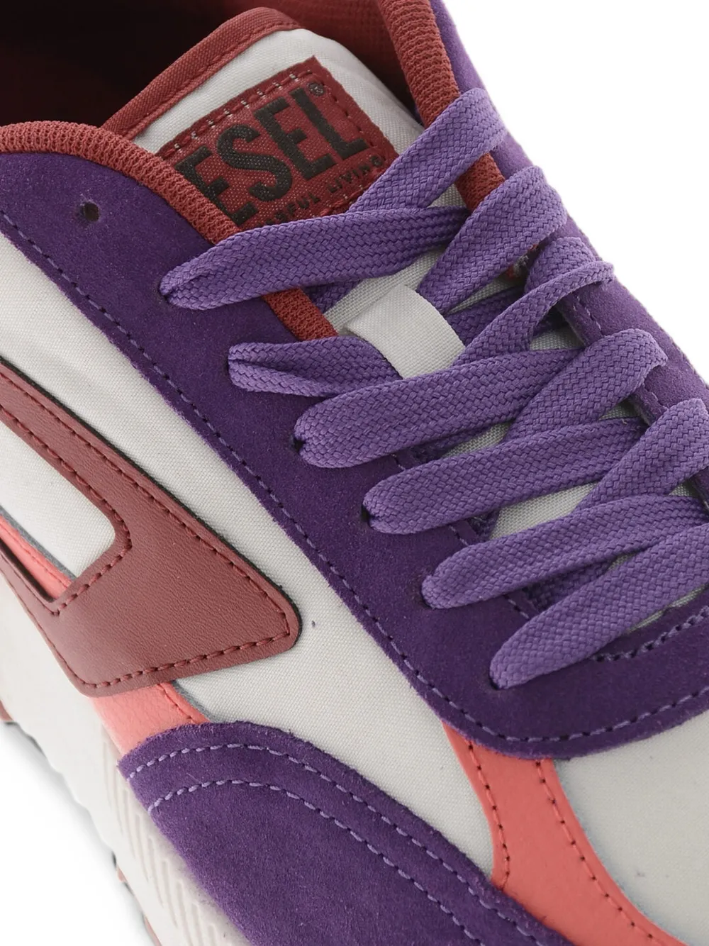 Diesel S-Tyche logo-patch sneakers Paars