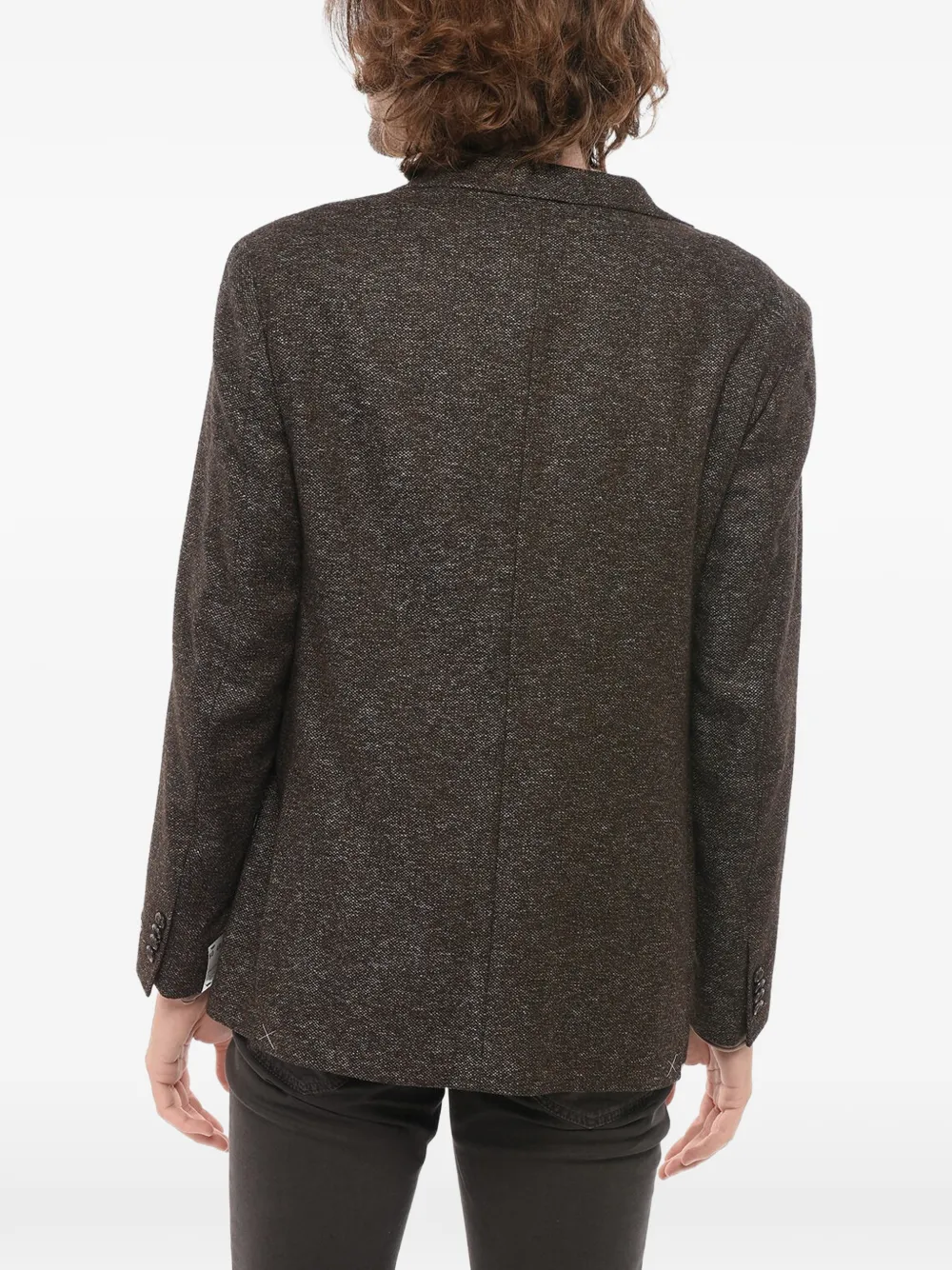 Corneliani Nino Danieli Patch-pocket Blazer In Brown