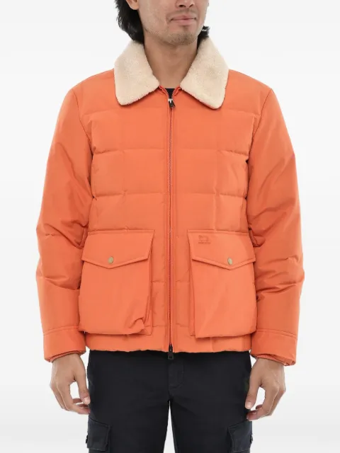 Woolrich Duster Blizzard faux-fur-collar quilted jacket