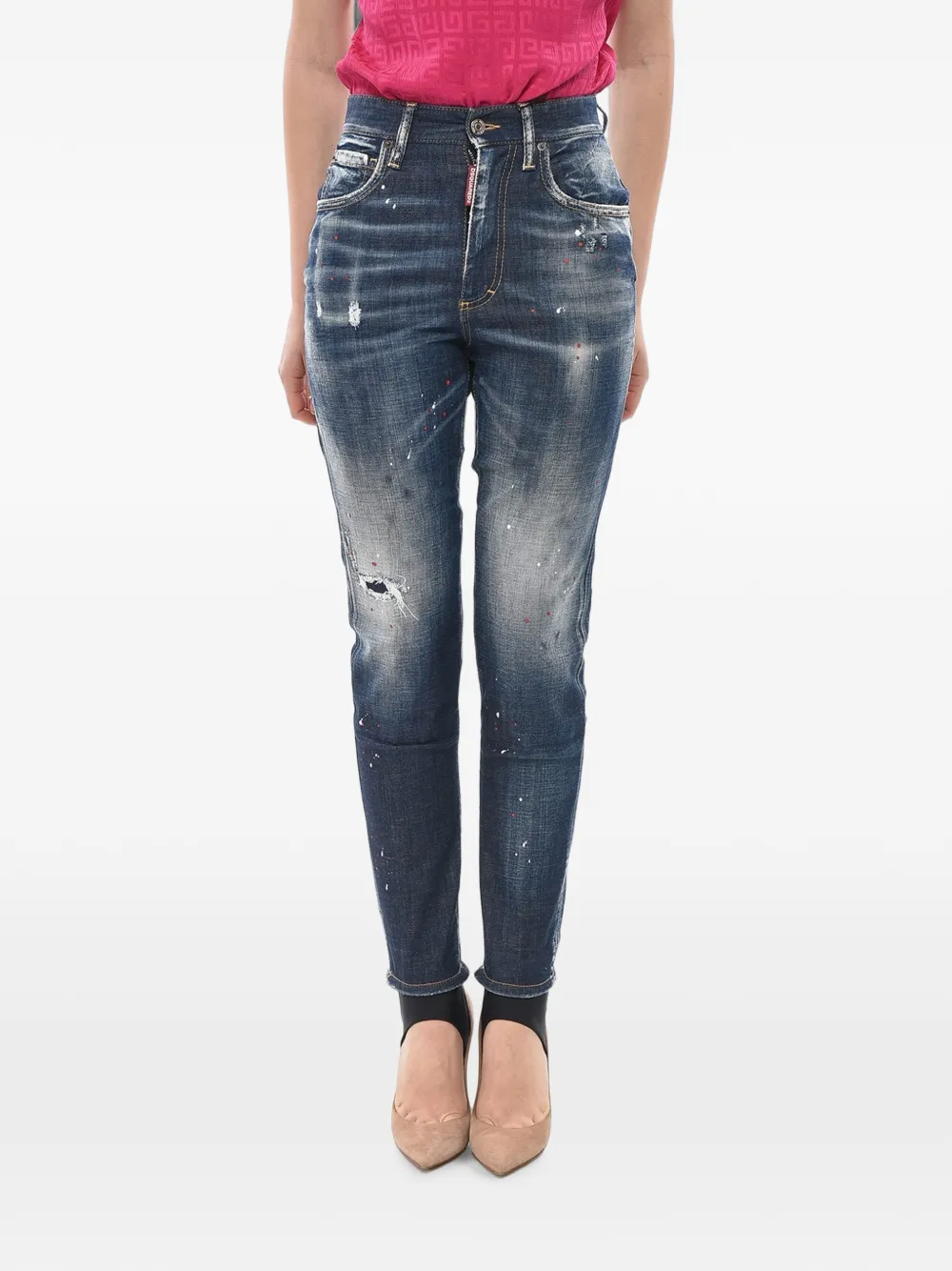 DSQUARED2 Ski stirrup jeans - Blau