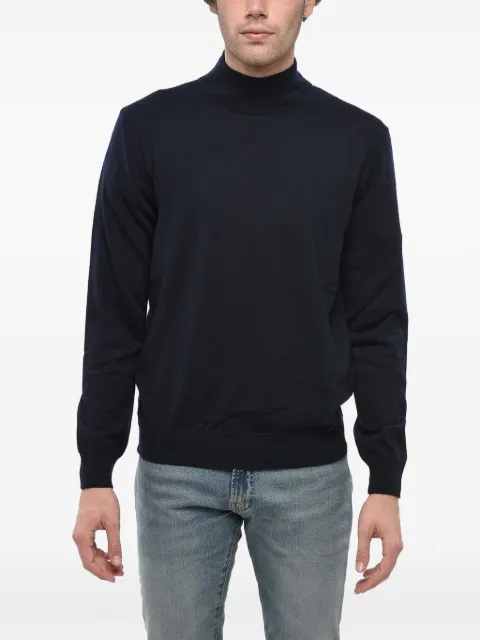 Corneliani jersey de lana con cuello alto