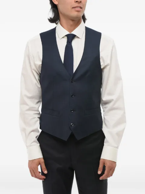 Corneliani Academy geometric-pattern waistcoat