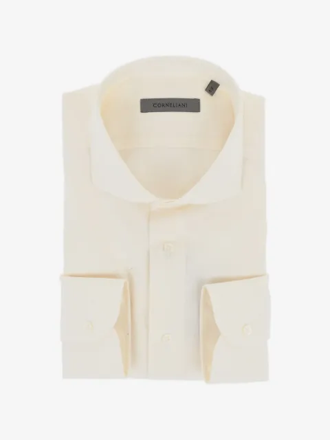 Corneliani French-collar long-sleeve shirt