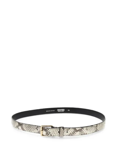 DSQUARED2 python-effect leather belt