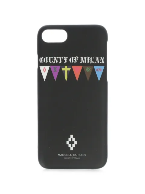 COUNTY OF MILAN logo-print iPhone 7 case