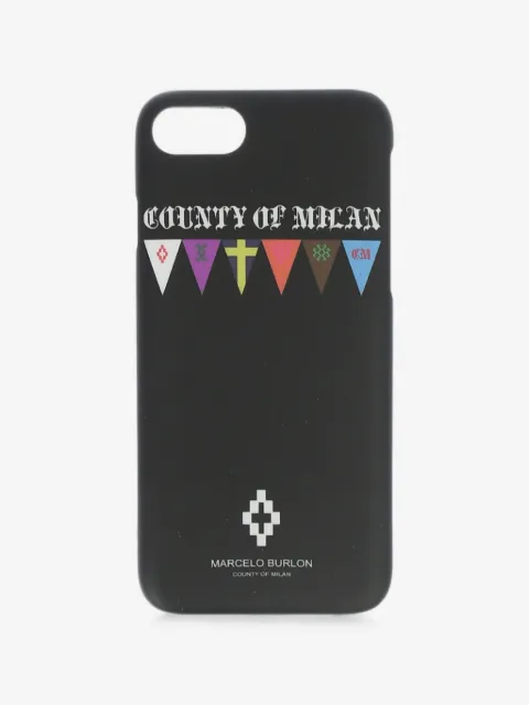 COUNTY OF MILAN logo-print iPhone 7 case