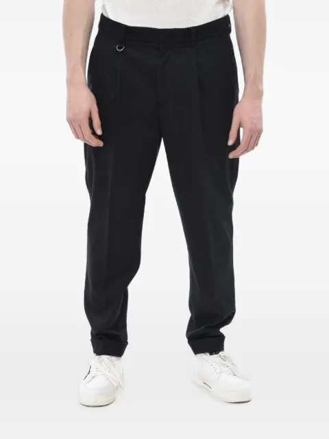 Paolo Pecora pleated-design belt-loop trousers