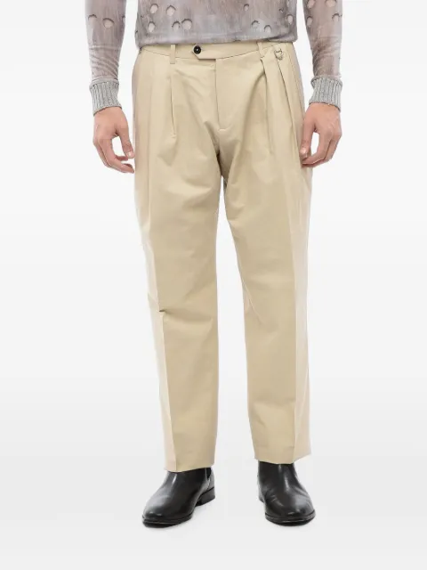 John Richmond pleated-front tailored trousers