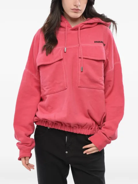 DSQUARED2 hoodie con logo estampado
