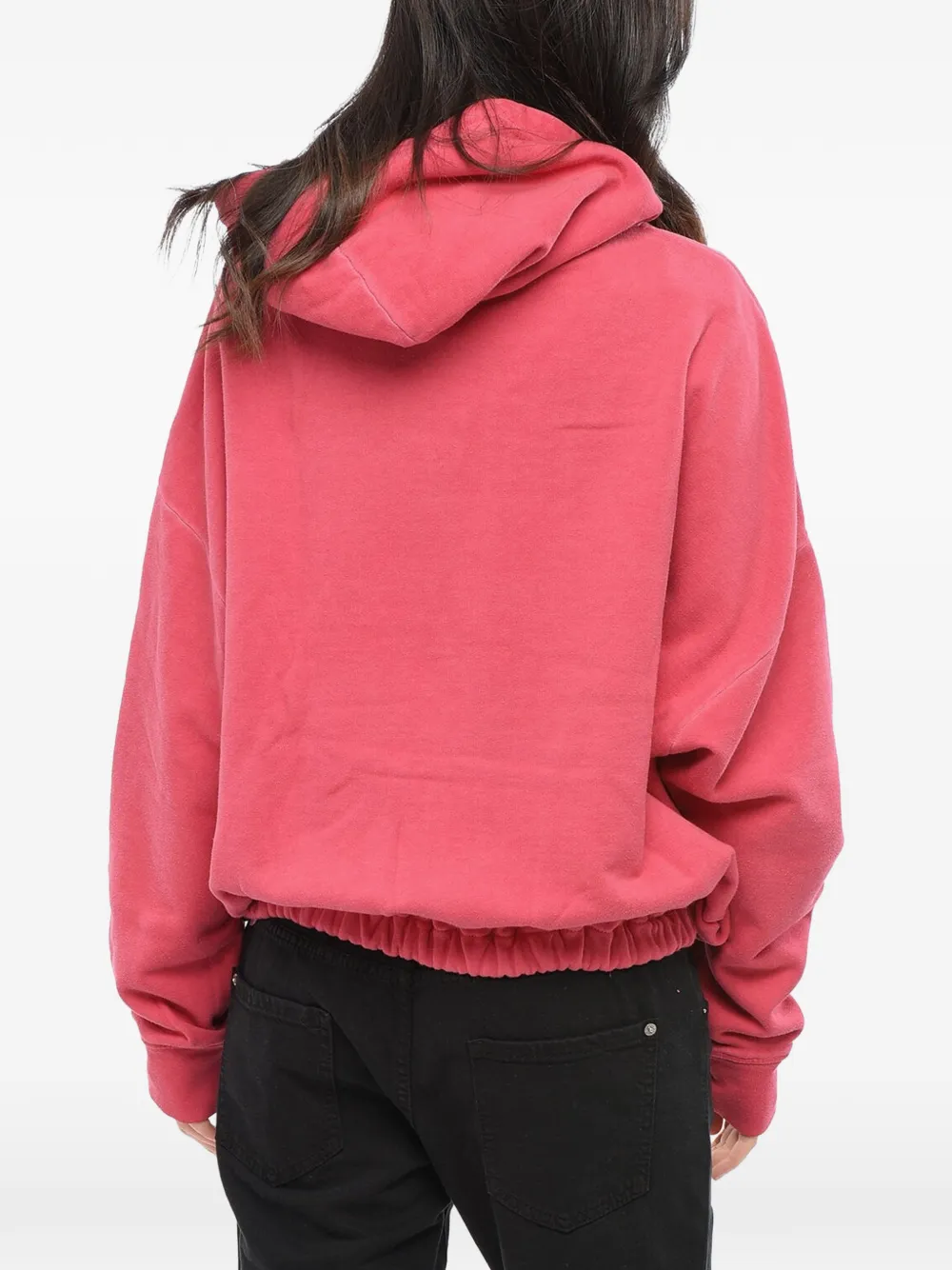 DSQUARED2 logo-print hoodie Roze