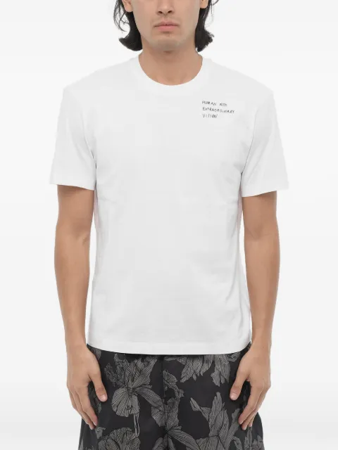Neil Barrett slogan-print crew-neck T-shirt