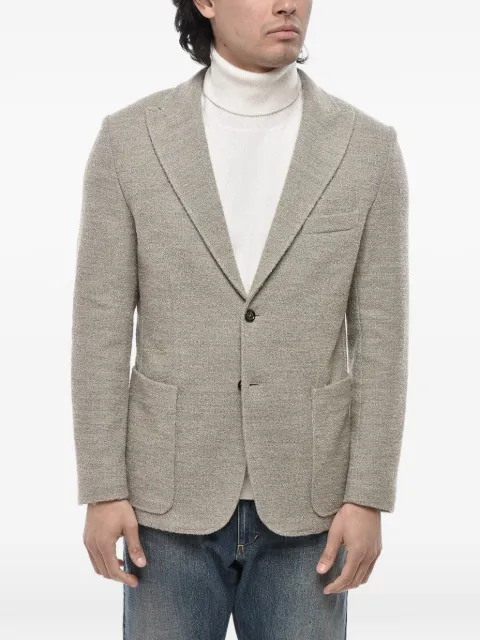 Paolo Pecora bouclé patch-pocket blazer