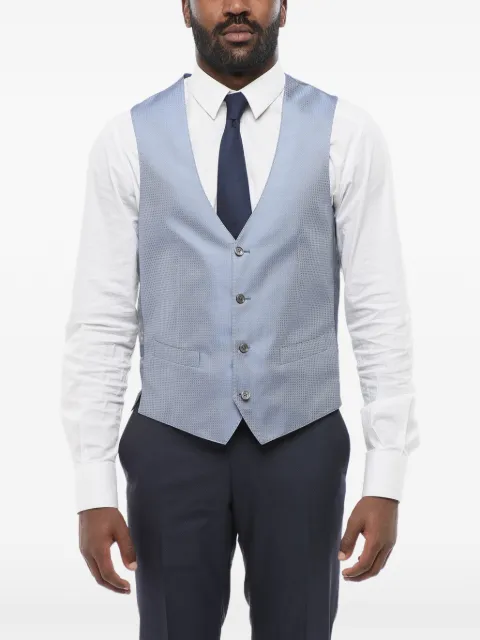 Corneliani Weste mit geometrischem Muster