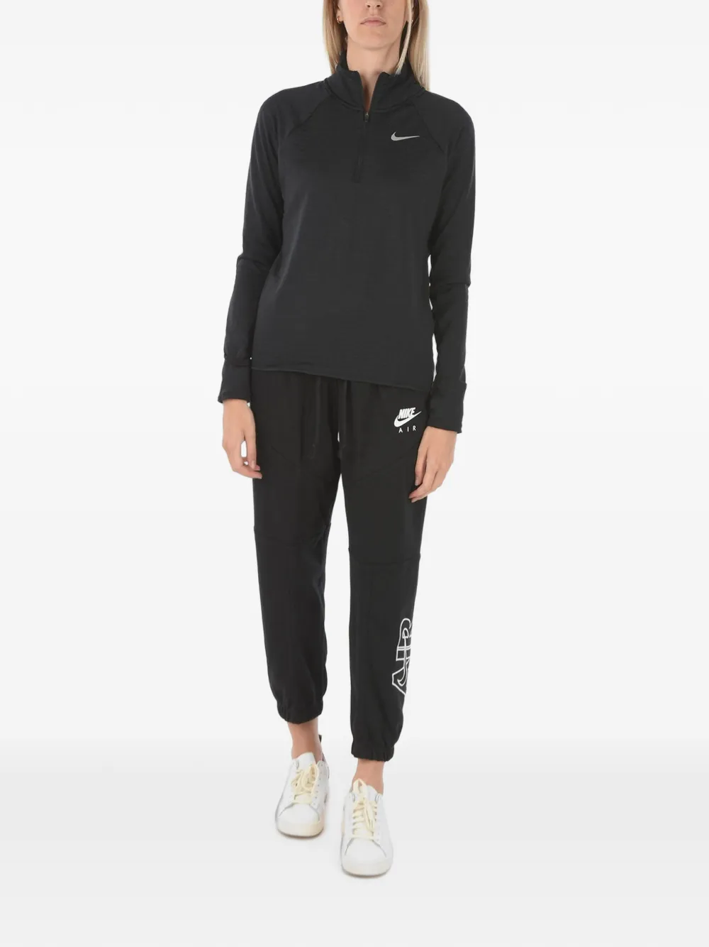 Nike Therma-fit Half-zip Top In Black