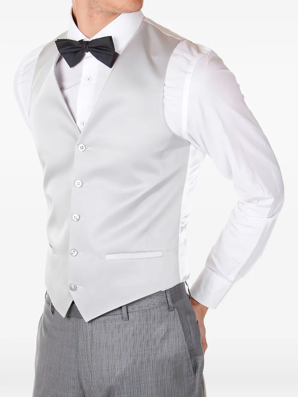 Corneliani Gilet met print Grijs