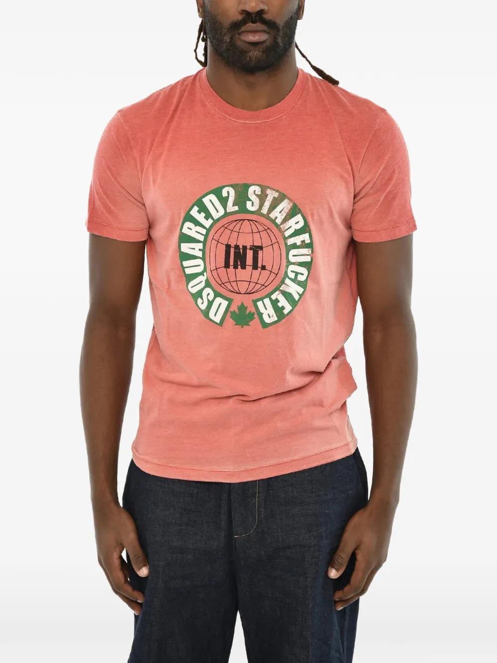 DSQUARED2 logo-print T-shirt - Rot