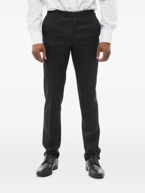 Corneliani pressed-crease virgin wool trousers