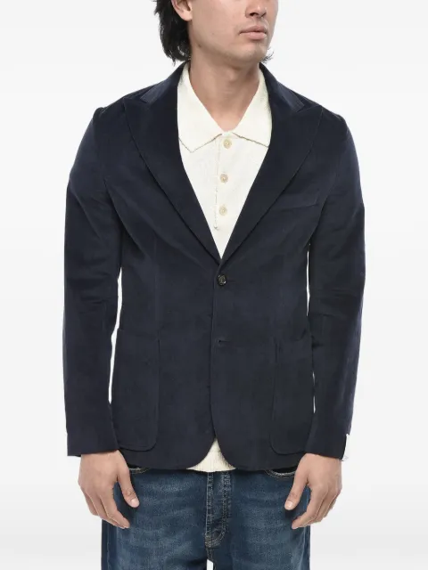 Paolo Pecora single-breasted cotton blazer