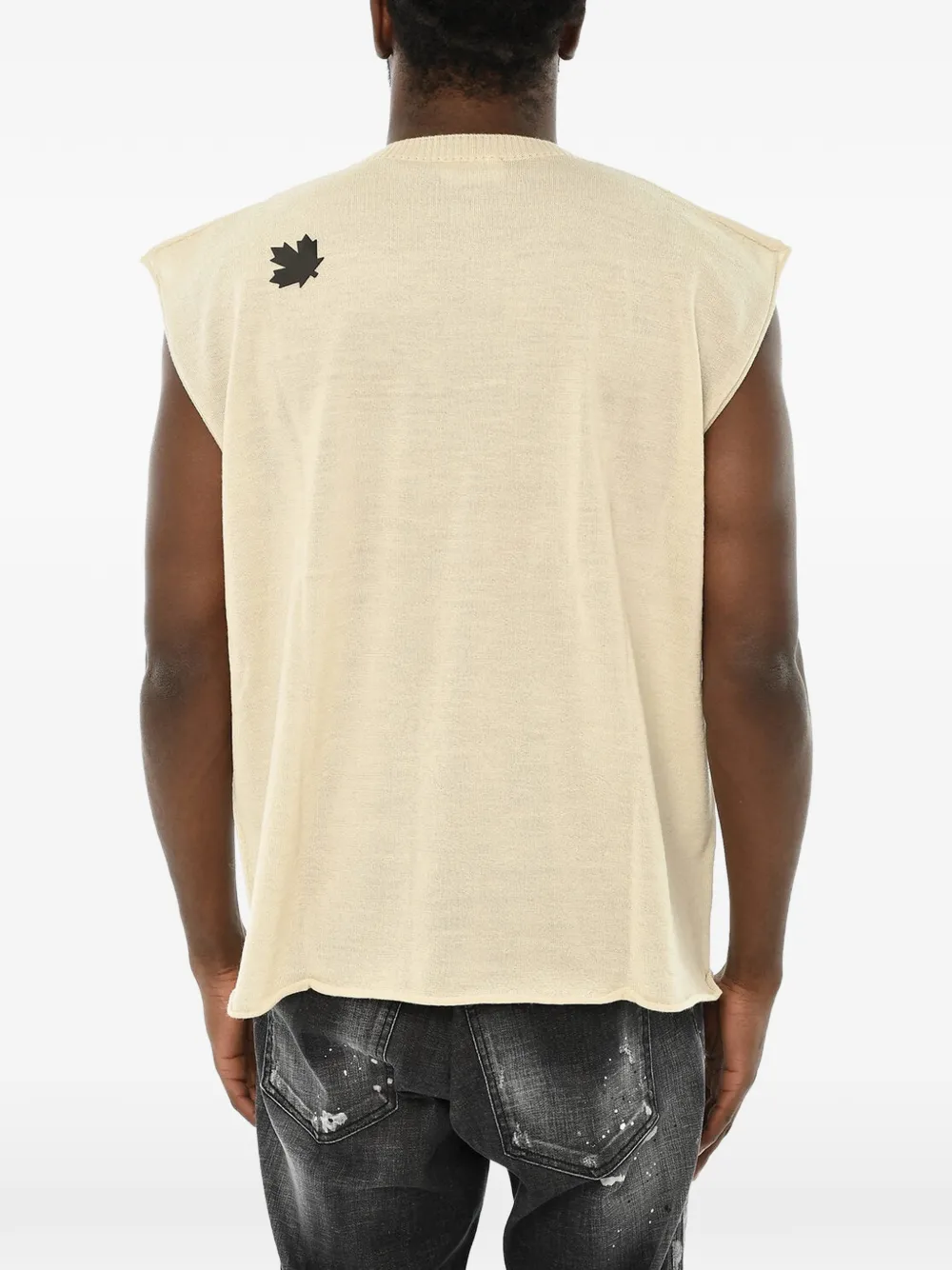 Dsquared2 Logo-print Vest In 뉴트럴