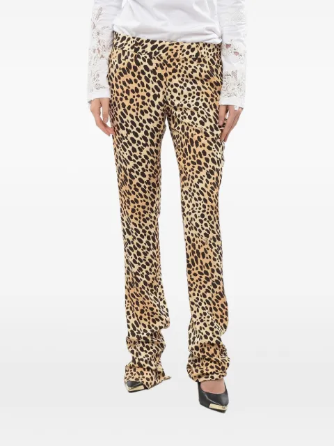 DSQUARED2 animal-print trousers