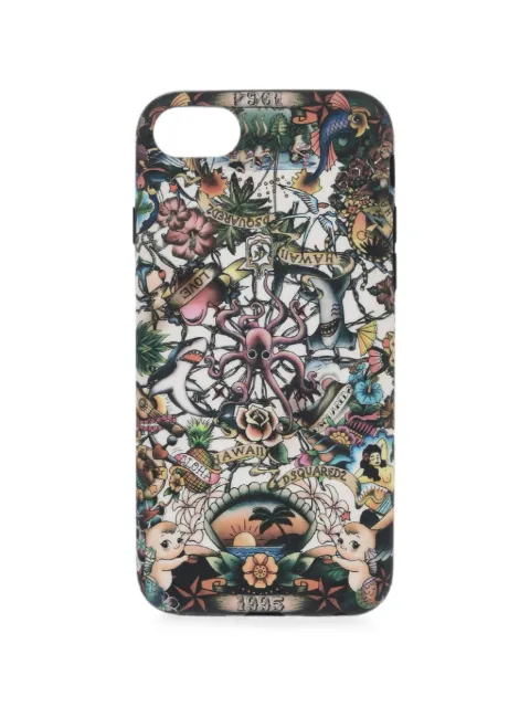 DSQUARED2 graphic-print iPhone 8 Plus phone case