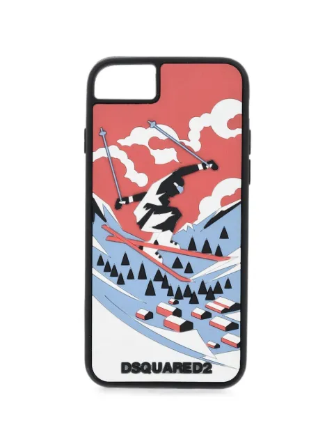 DSQUARED2 logo-print  iPhone 8 Plus phone case