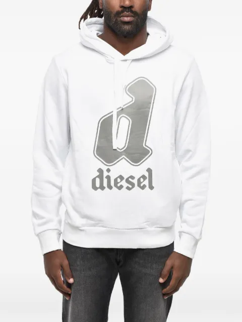 Diesel logo-print drawstring hoodie