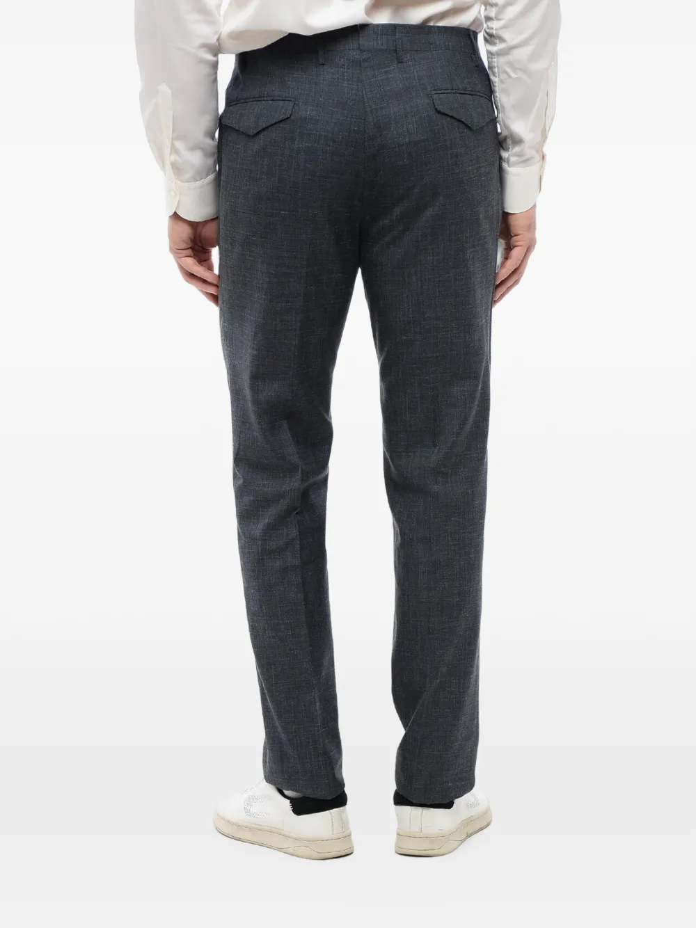 Corneliani Leader flap-pocket trousers Grijs