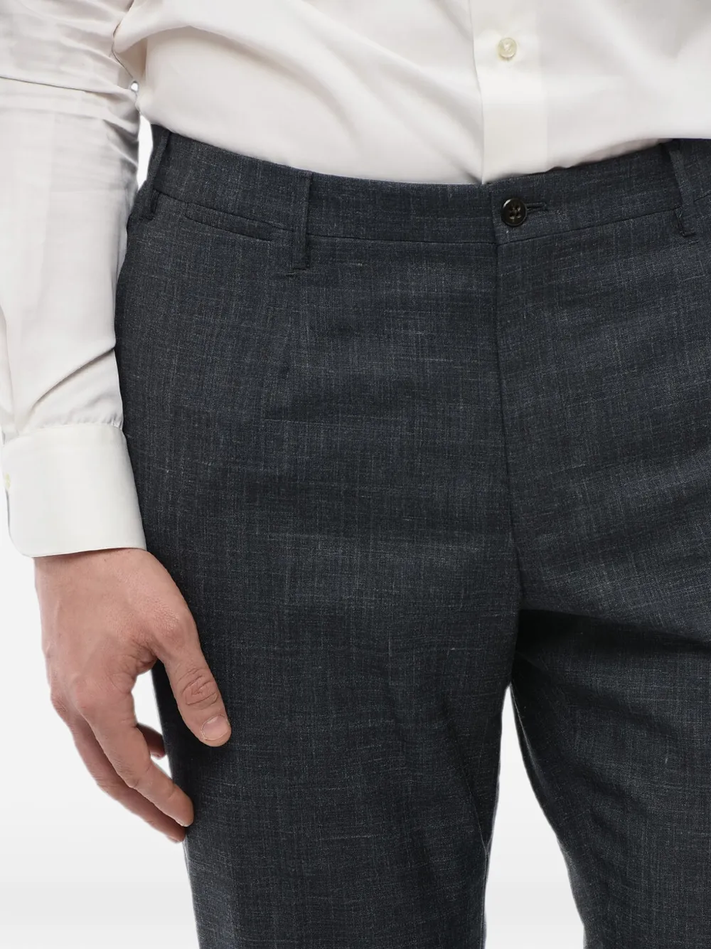 Corneliani Leader flap-pocket trousers Grijs