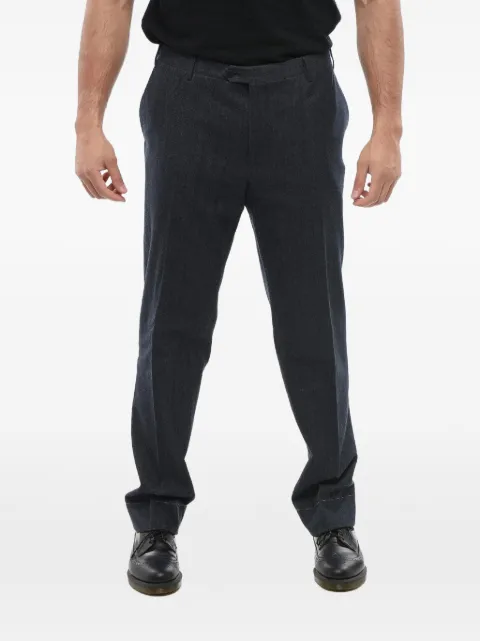 Corneliani Academy herringbone trousers